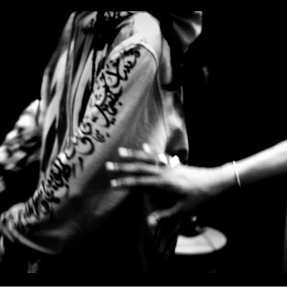 One of one, hand painted Father’s Haus X Bulushi Men's Graphic Hoodie - Picture 3 of 7